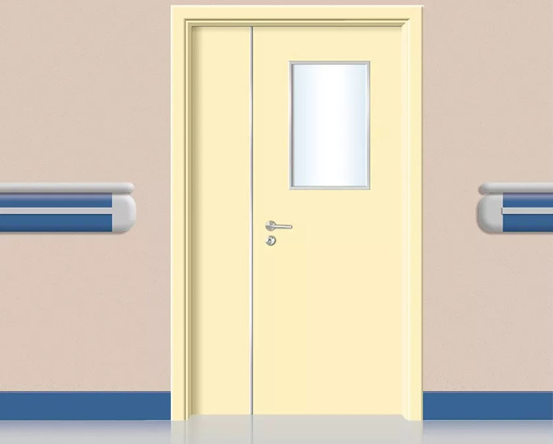 雙包邊鋼質醫用門-米黃