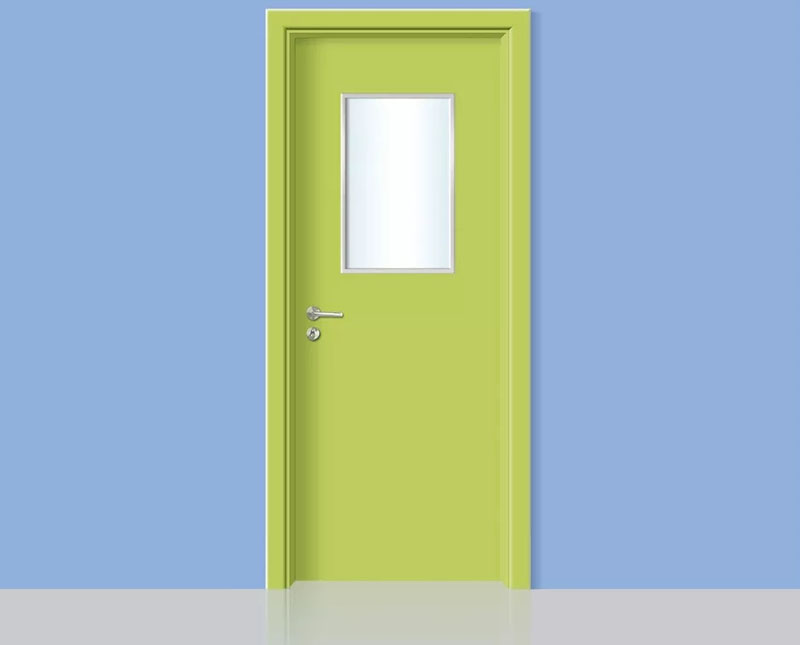 雙包邊鋼質醫用門-果綠色