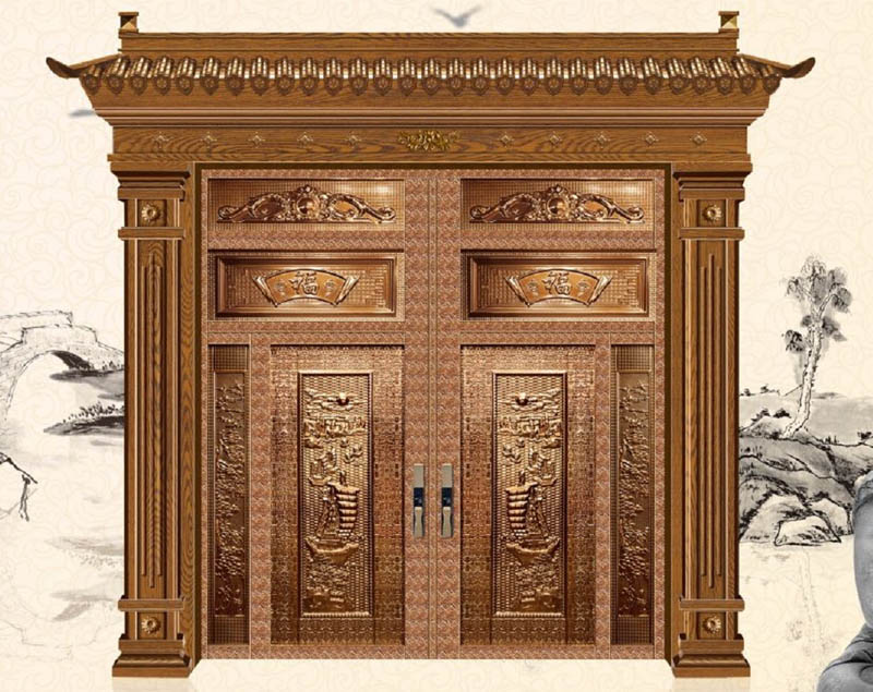 豪華別墅大門036